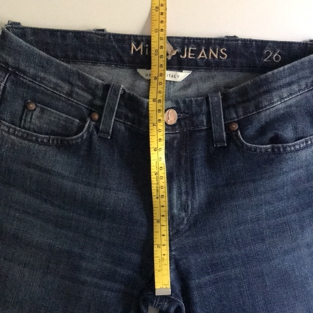 MiH Breathless Low Rise Skinny Jeans Ricky Dark Wash 26 Italy - Picture 9 of 16